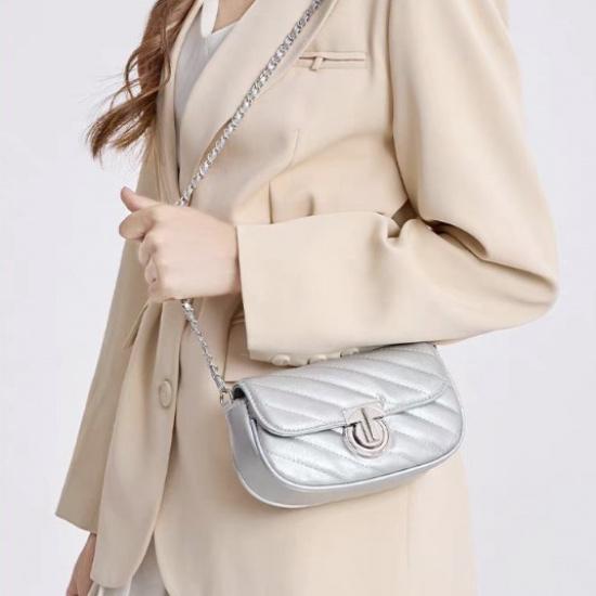 High-End Niche Bag 2025 New Trendy Small Style Quilted Chain Bag Versatile Shoulder Crossbody Bag for Women