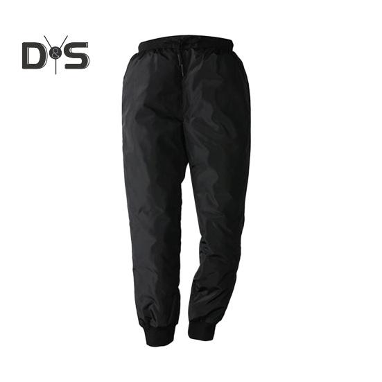 

Зимние мужские утепленные брюки с толстой эластичной талией, ветрозащитные теплые брюки большого размера, водонепроницаемые брюки для мужчин среднего возраста, для повседневной носки на открытом воздухе для отцов XL чёрный