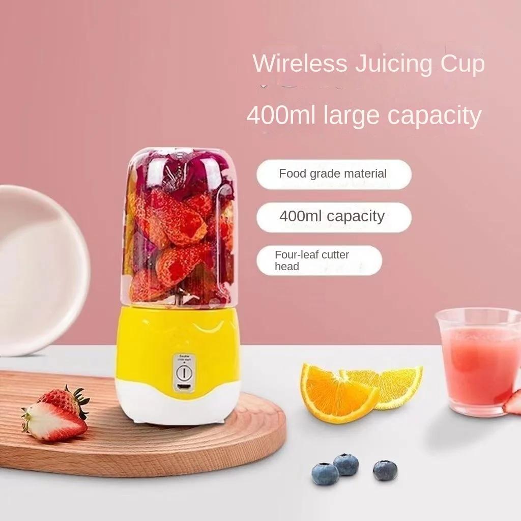 Portable Blender USB Rechargeable Mini Juicer Blender Household  Mixer Machine For Juices Shakes And Smoothies Juice Extractor
