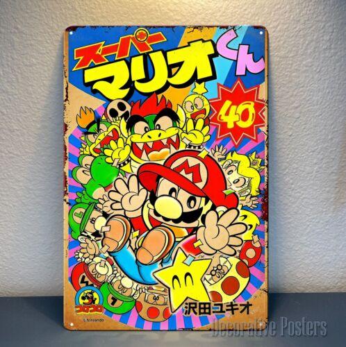 

Super bros japan Video Game Metal Poster Tin Sign Size8x12inaluminum aluminum 20x30cm