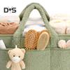 Baby Diaper Caddy with Handle Multiple Compartments Large Capacity Portable Baby Diaper Caddy Organizer Storage Bag