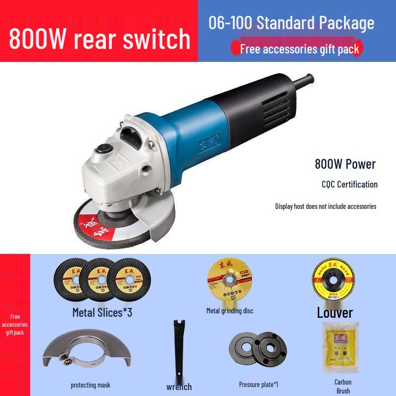 

Dongcheng 06-100 Angle Grinder CN plug (adapter included)