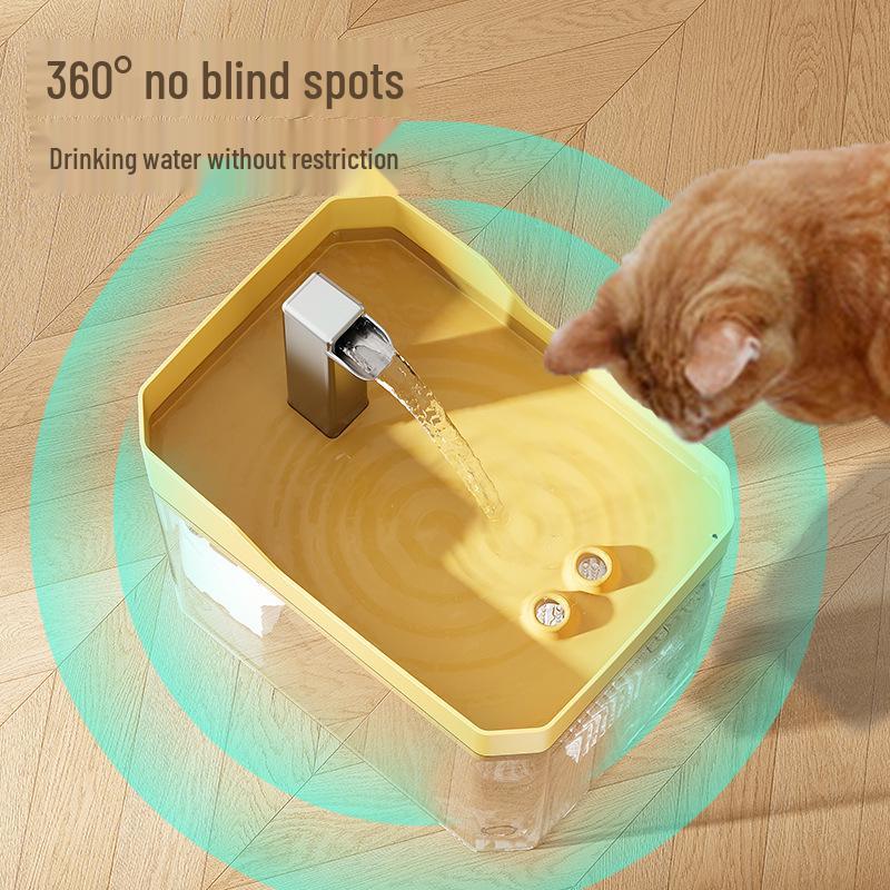 Smart Pet Water Dispenser with Flowing Filtered Water for Dogs & Cats