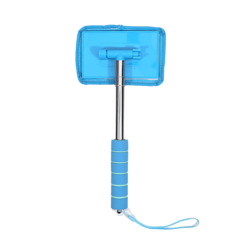 Telescopic Car Front Windshield Cleaning Brush with Metal Handle Microfiber Wiper Dust Remover Household Defogging Cleaner Tool