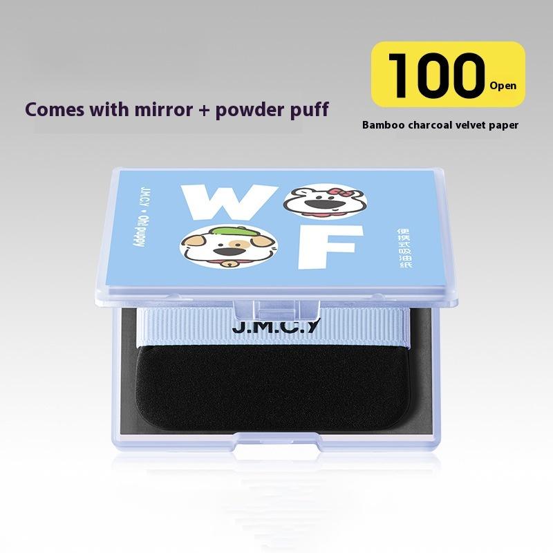 100 Sheets Face Oil Absorbing Paper Summer Oil Control Wipes Oil-holding Oily Paper Face Cleansing Makeup Tool Face Oil Blotting