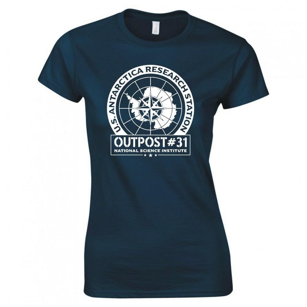 Inspired By John Carpenters The Thing Outpost 31 Ladies Skinny Fit Tshirt S