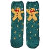 Festival Thickened Coral Velvets Floor Socks for Home Comfort Indoor Fuzzy Slipper Socks with Cartoon Christmas Pattern