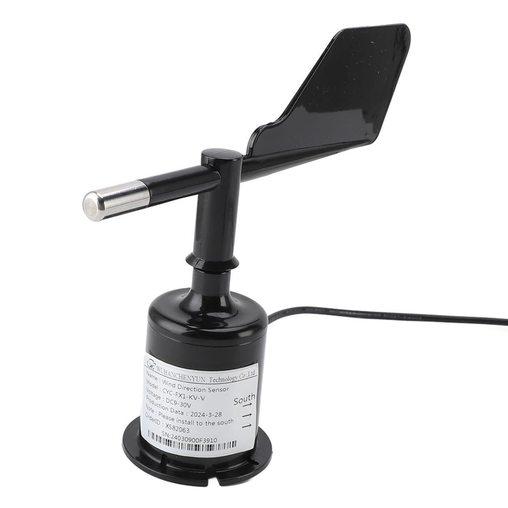 Wind Direction Sensor 360 Degree DC9?30V Anemometer Sensor 0?5V Output Small Rotational Resistance