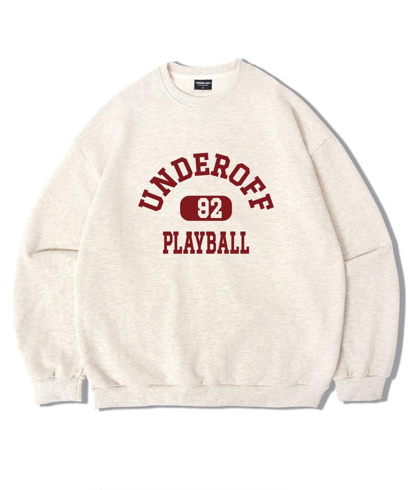 UNDEROFF Authentic Relaxed Playball Sweatshirt Dark Grey