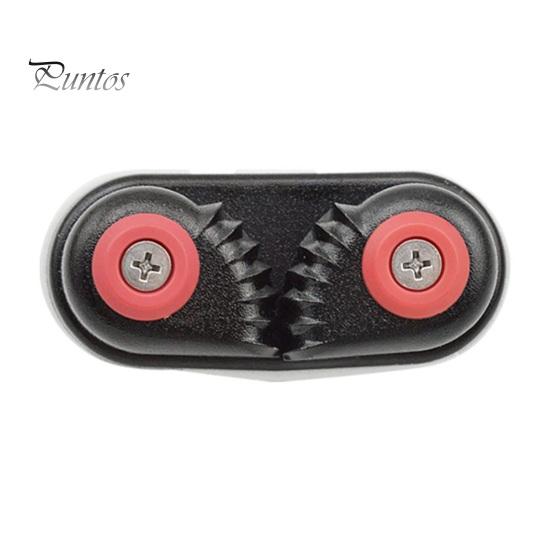 

Упор из алюминиевого сплава для каяка, морская лодка, каноэ, парусная лодка, 2-х рядный утес Cammatic, быстрый вход, металлическая веревочная планка, аксессуары для парусной лодки чёрный