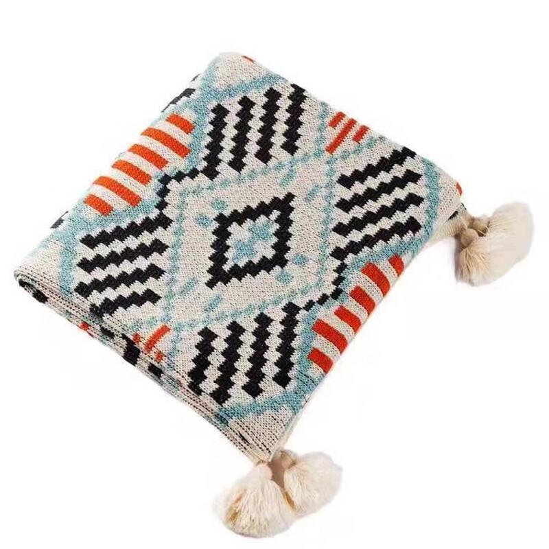 Nordic Knit Throw Blanket
