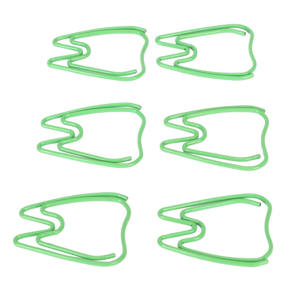 100pcs Paper Clips with Storage Box Skid Resistance Exquisite Cute Paper Clips for Office School