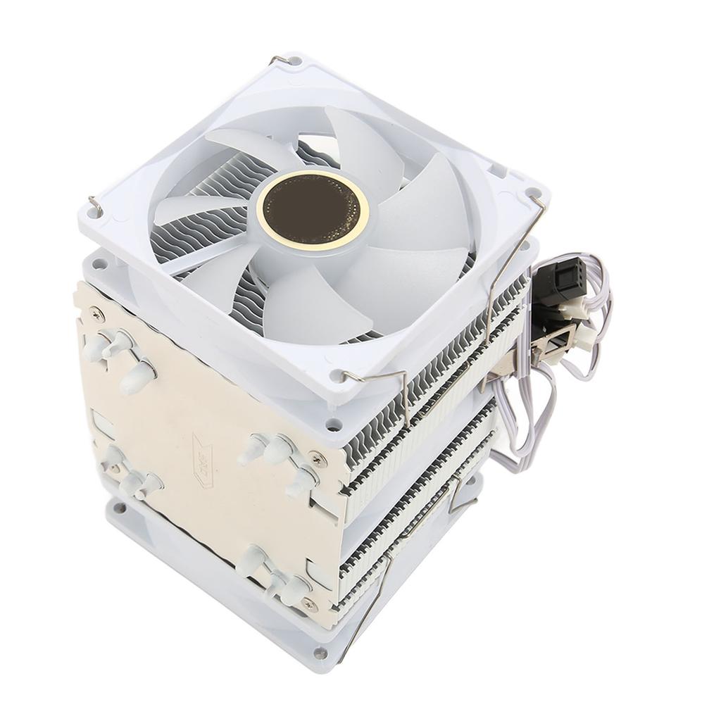 RGB CPU Cooling Fan 6 Heat Pipes Quiet 3 Pin RGB CPU Air Cooler for Intel 775 1150 1151 1155 1156 for AMD FM1 AM2 AM2+