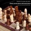 Brangdy Magnetic Solid Wood Folding Chess Set