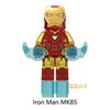 Captain Marvel Minifigures Super Heroes Outrider Iron Man MK50 MK1 MK5 MK85 MK41 Building Blocks Model Bricks Sets Toys for Children WM6055