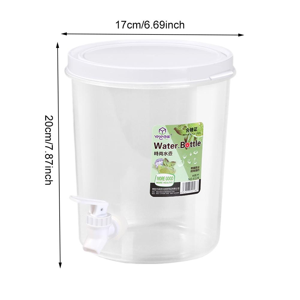 

2.3L Beverage Dispenser with Spigot Refrigerator Beverage Liquid Drink Container Water Container for Party Picnic