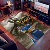 1pc Club Atlético Boca Juniors Print Area Rug - Soft,Washable Non-Slip Indoor Mat for Office Chairs,Living Room,Home Office Decorative Rug