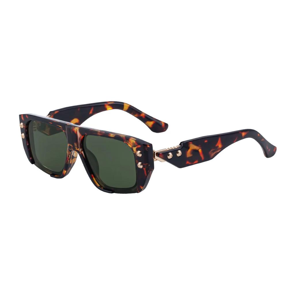 Classic Rivet Designer Style Style Irregular Sun Glasses Glasses Ladies For Men Classic Sun Eyeglasses Punk Popular Big Spectacle Frame Frame