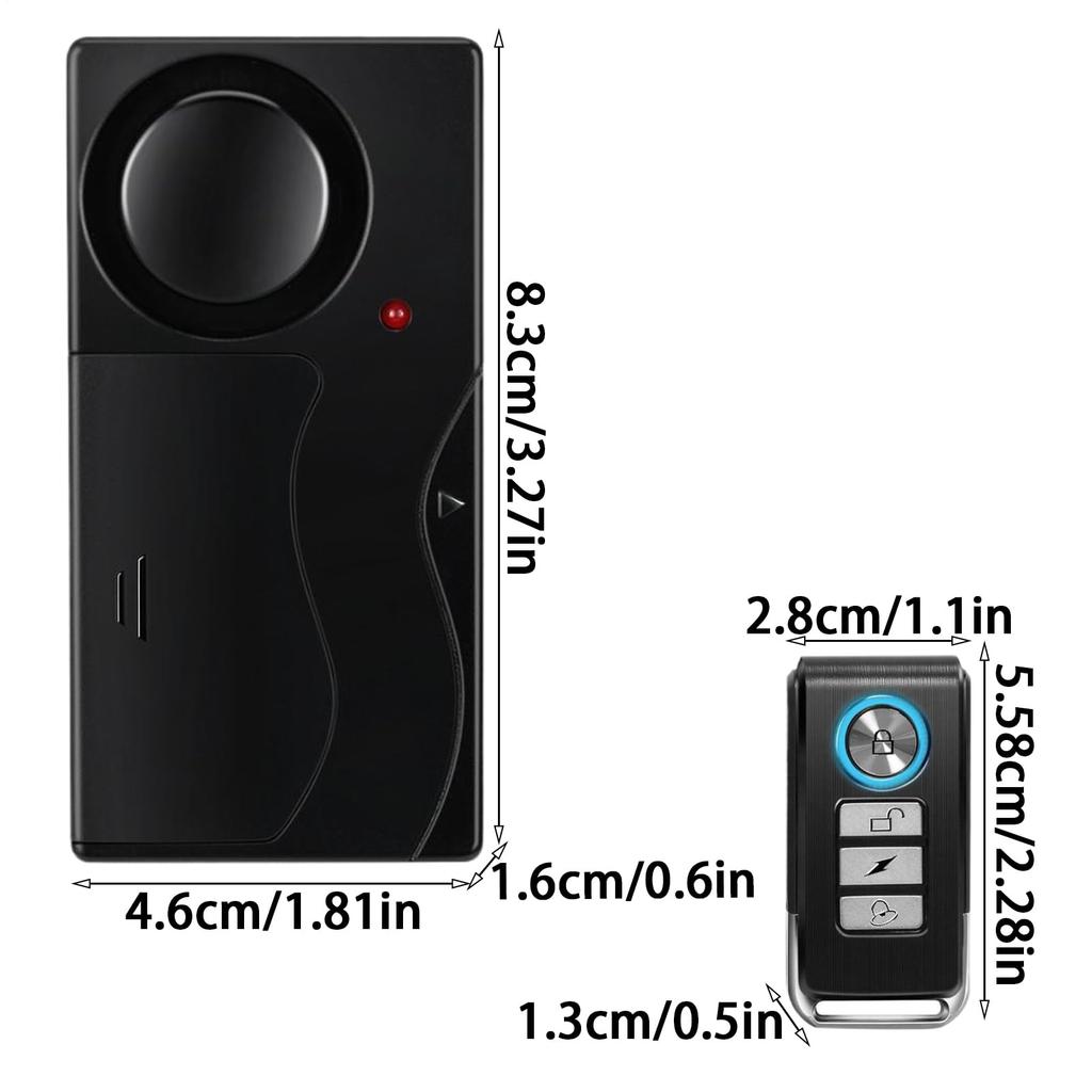 Car Vibration Alarm, Vehicle Alarm System - Anti Theft Vibration Alarm for Car, Vibration