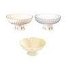 Fruit Bowl Fruit Drain Basket Table Decor Elegant Footed Bowl for Parties Coffee Table Living Room Kitchen Countertop Snacks