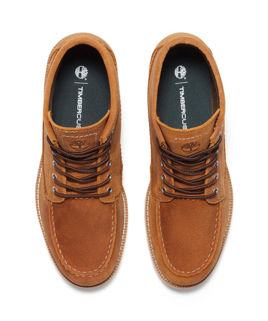 Timberland (Men'S) Britain Mills Mid-Lace Chukka Boots - Rust Suede / A6Cep-Eiz