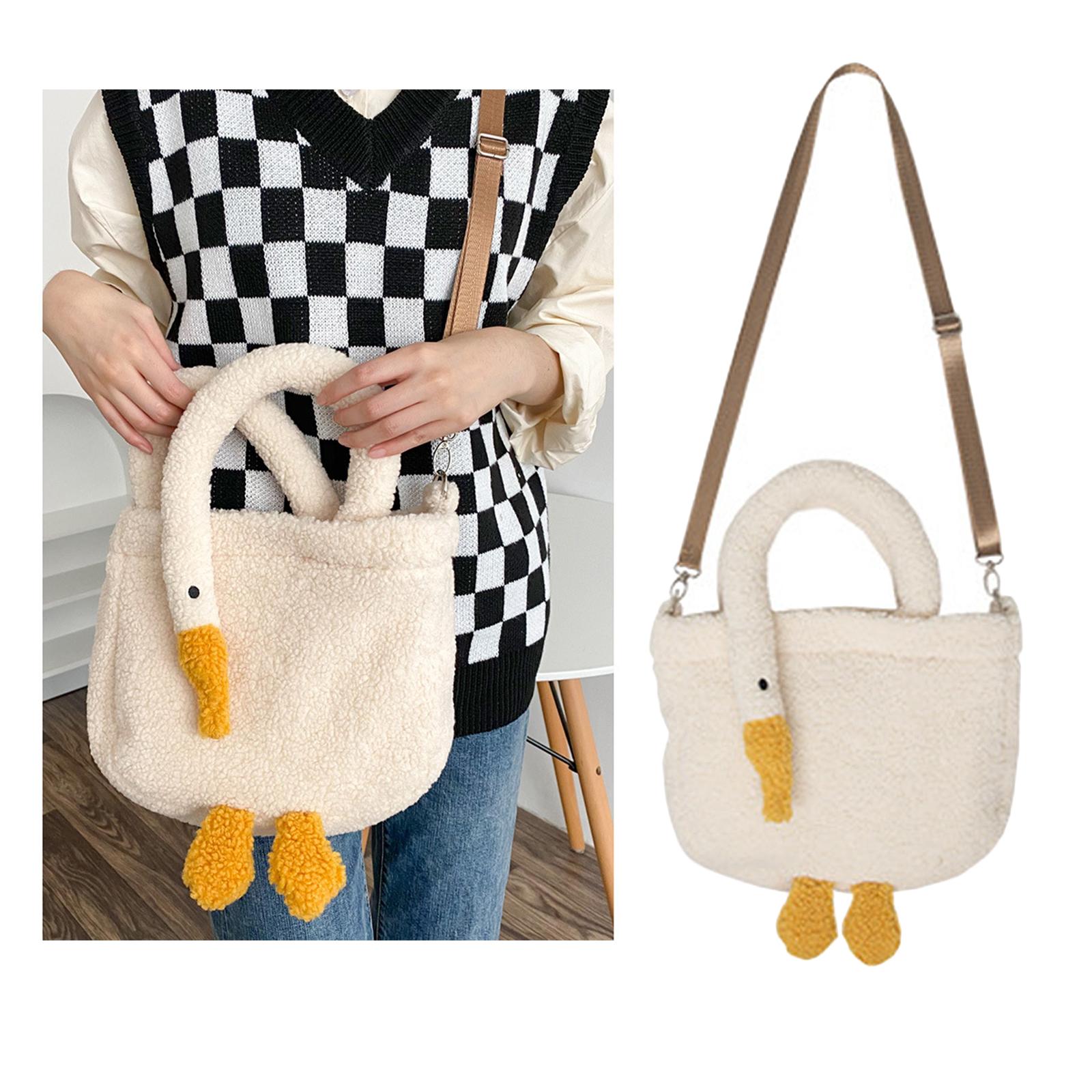Lovely Children Small Crossbody Bags Soft Plush Cute Baby Girls Coin Purse Handbags