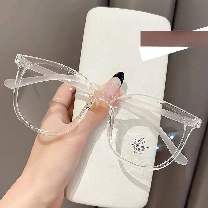 Fashion Myopia Glasses Anti-Blue Light Eyewear Women Eye Protective Computer Goggles Diopters Reading Glasses