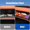 For Changan Deepal S07 2023-2026 Car Front Passenger Seat Storage Box Compartment Silicone Gloves Box Storage Pad Accessories