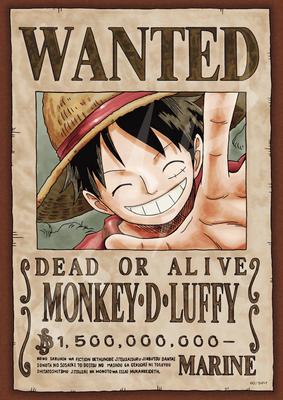 Ensky Quebra-cabeça de 208 peças Pôster Procurado One Piece "Monkey D. "Luffy" (O Luffy) (18,2 x 25,7 cm)