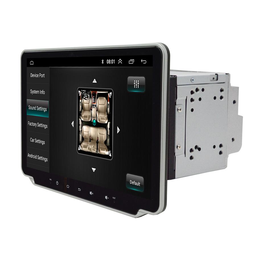 10.1" 360° Rotatable 2Din Android 9.1 Radio Stereo Player GPS Navigation 1+16GB