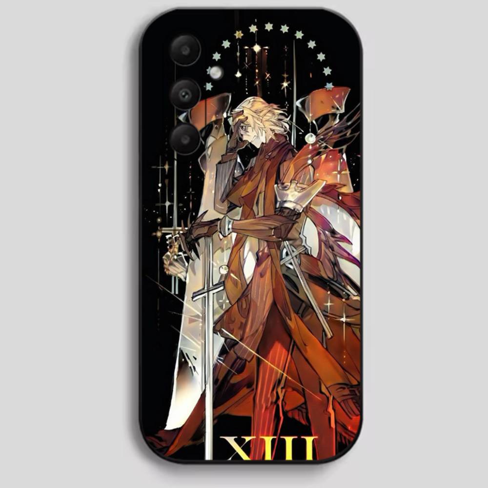 

F-FGO Tarot Card Phone Case Black Soft Silicone Phone Case For Samsung (A22-A55) 14 Samsung A41