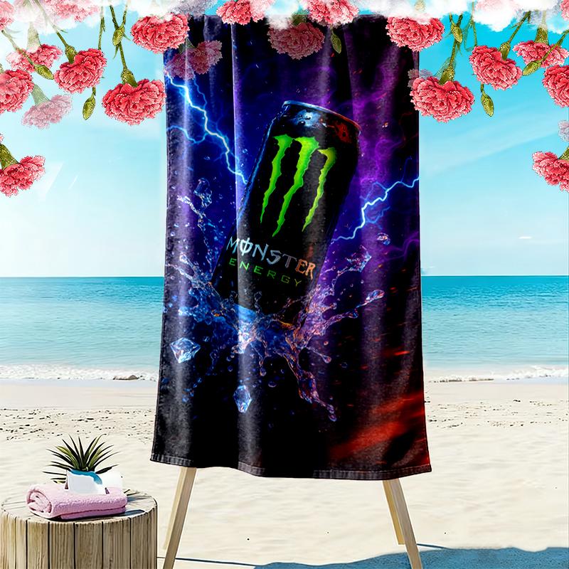 Monster Strandtuch, Vielseitiges Strandtuch Perfekt für Camping und Strandurlaube