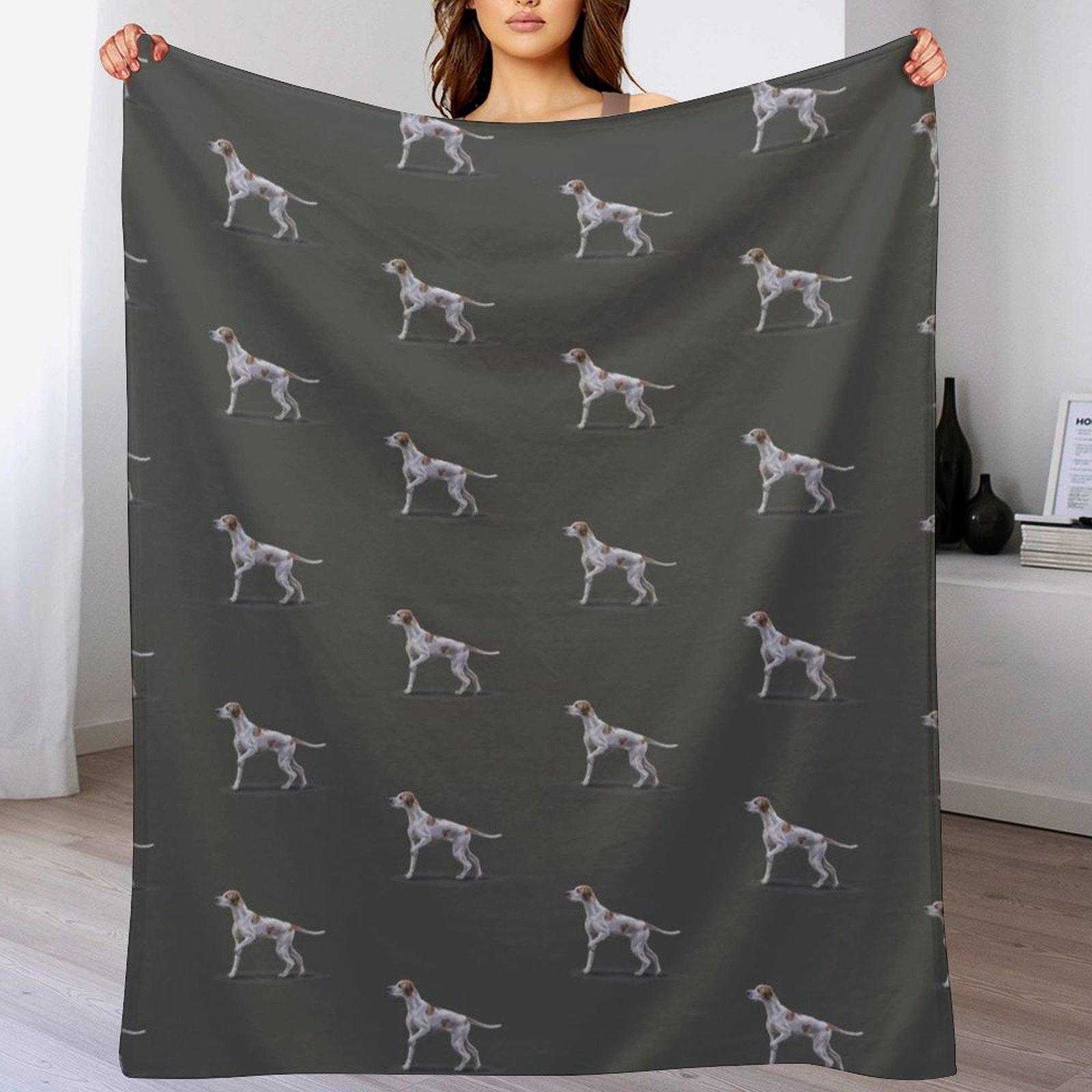

The Pointer Throw Blanket Soft Breathable Blanket for Night Sleeping 102x76cm(40x30in)