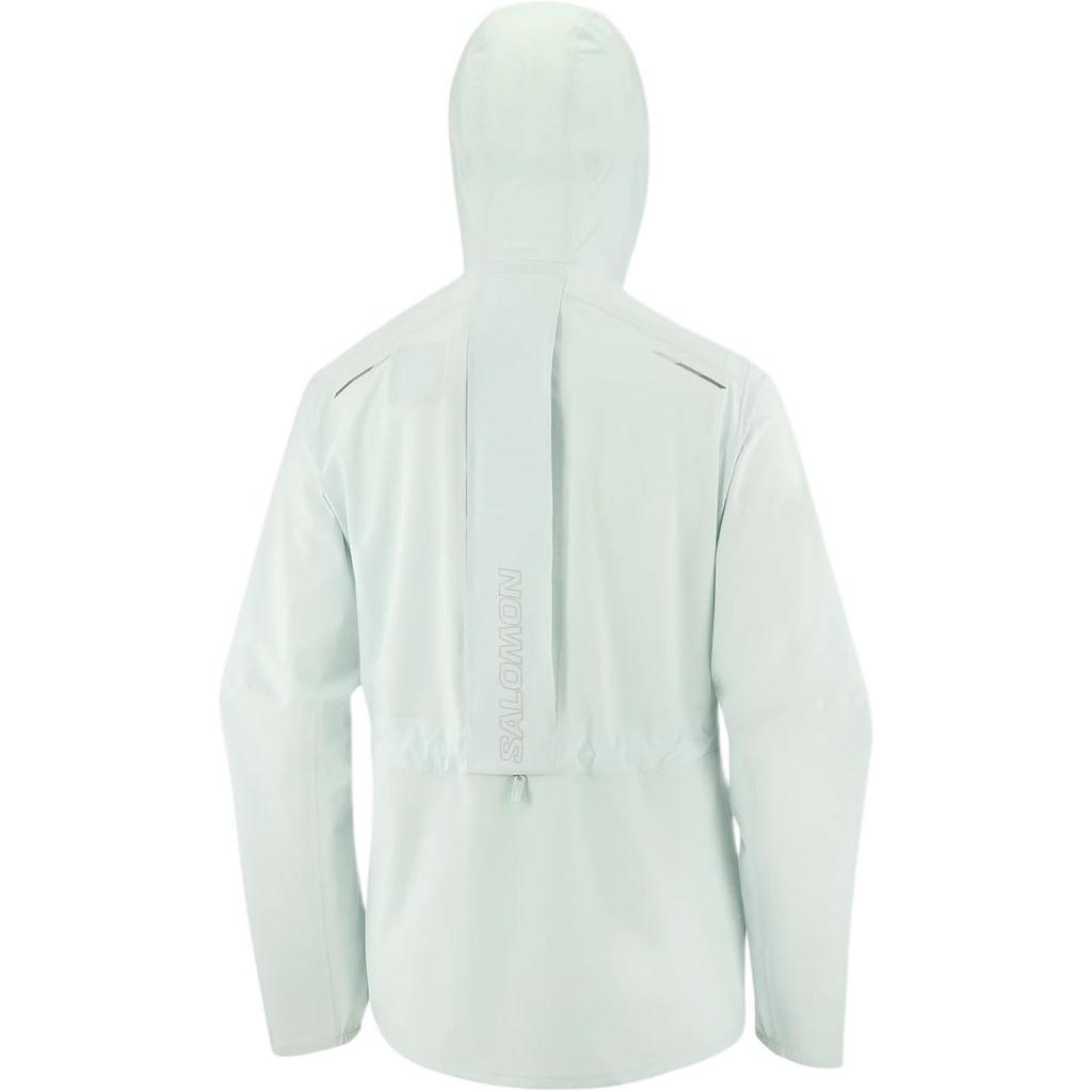 SALOMON Bonatti Trail Solid Color Casual Running Breathable Long Sleeve Hooded Jacket Women Jackets Misty-Blue LC2278000