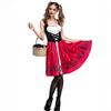 Women's Vintage Dress Solid Color Patchwork Cosplay Sleeveless Dresses