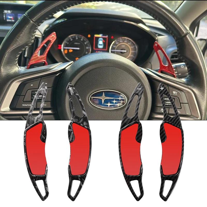 Kohlefaser-Print Schaltwippen Lenkradschalter Verlängert Für Subaru Forester Outback Xv Brz Wrx Impreza Crosstrek Legacy