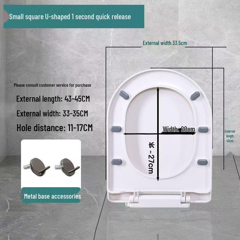 Universal Thickened UV Toilet Seat – Old-Fashioned Design