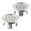 Sink Overflow Ring Sanitary Pedestal 2pcs Replacement Hole