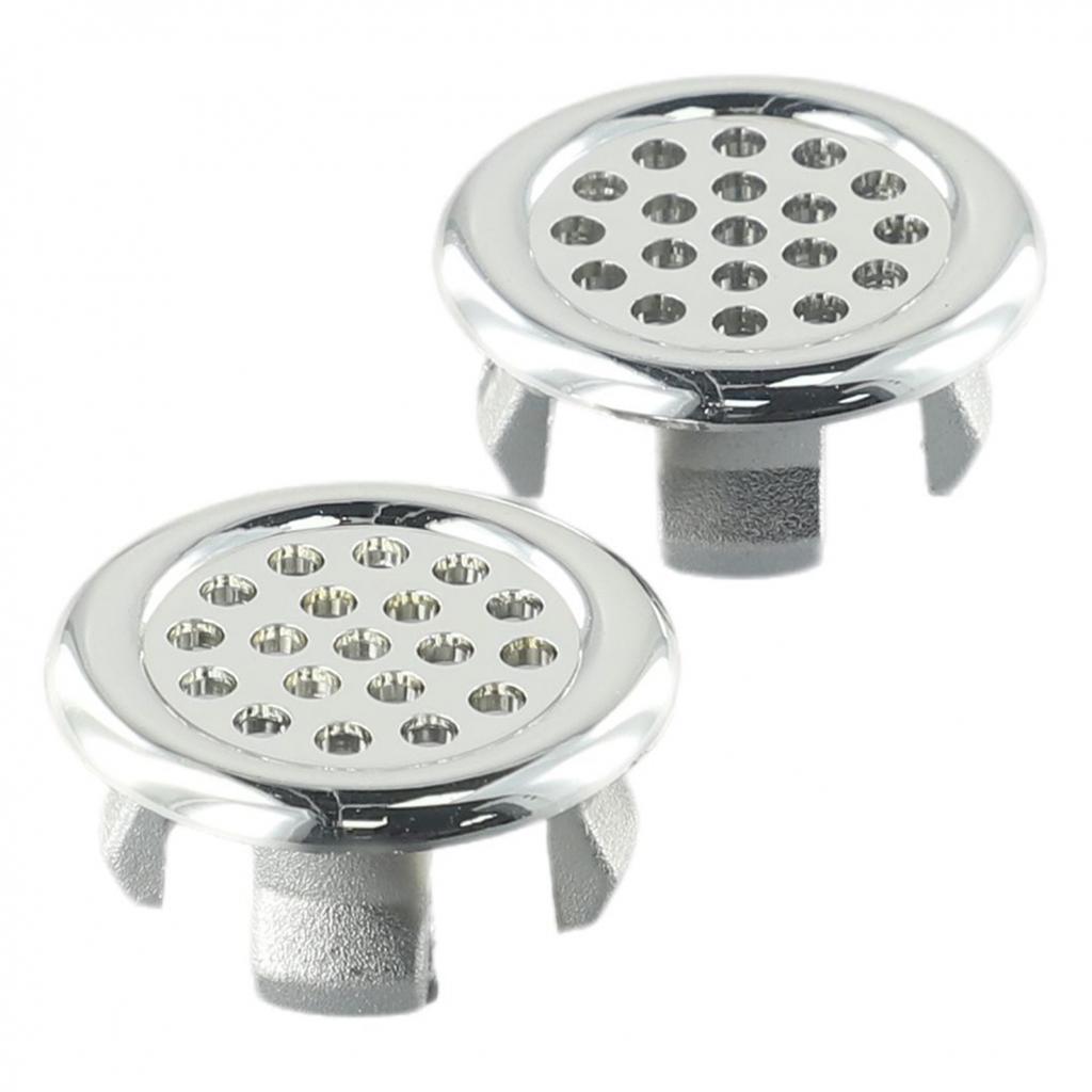 Sink Overflow Ring Sanitary Pedestal 2pcs Replacement Hole