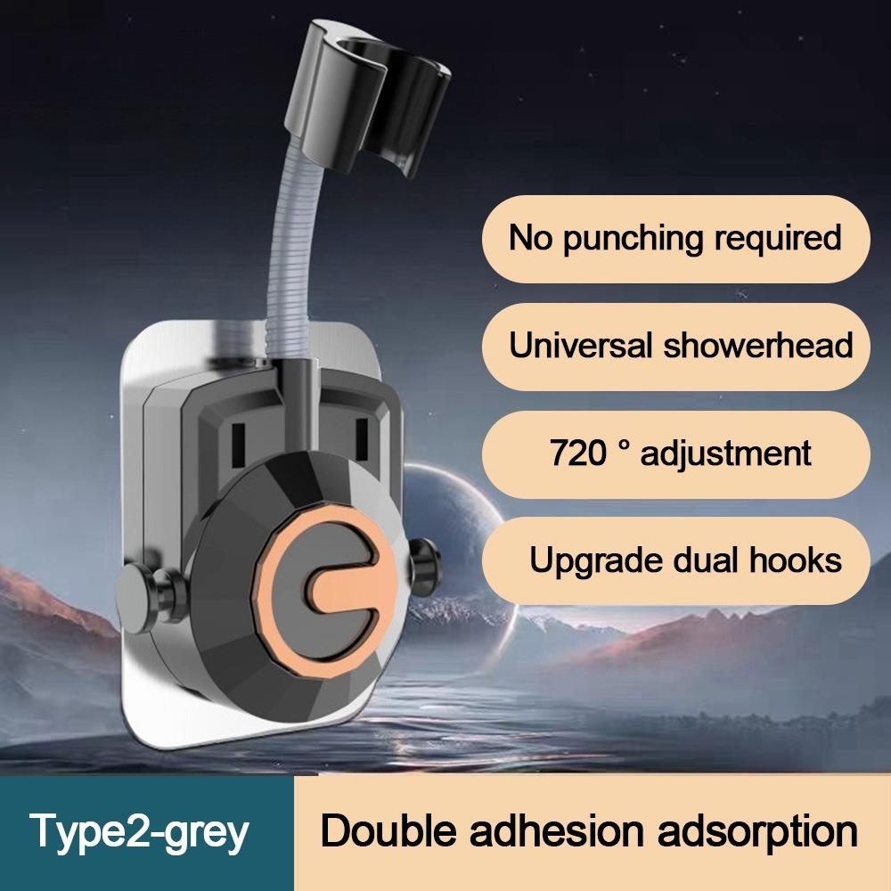 Cu Cârlige Suport Cap de Duș Autoadeziv Bază Fixă Pulverizator Accesorii Baie
