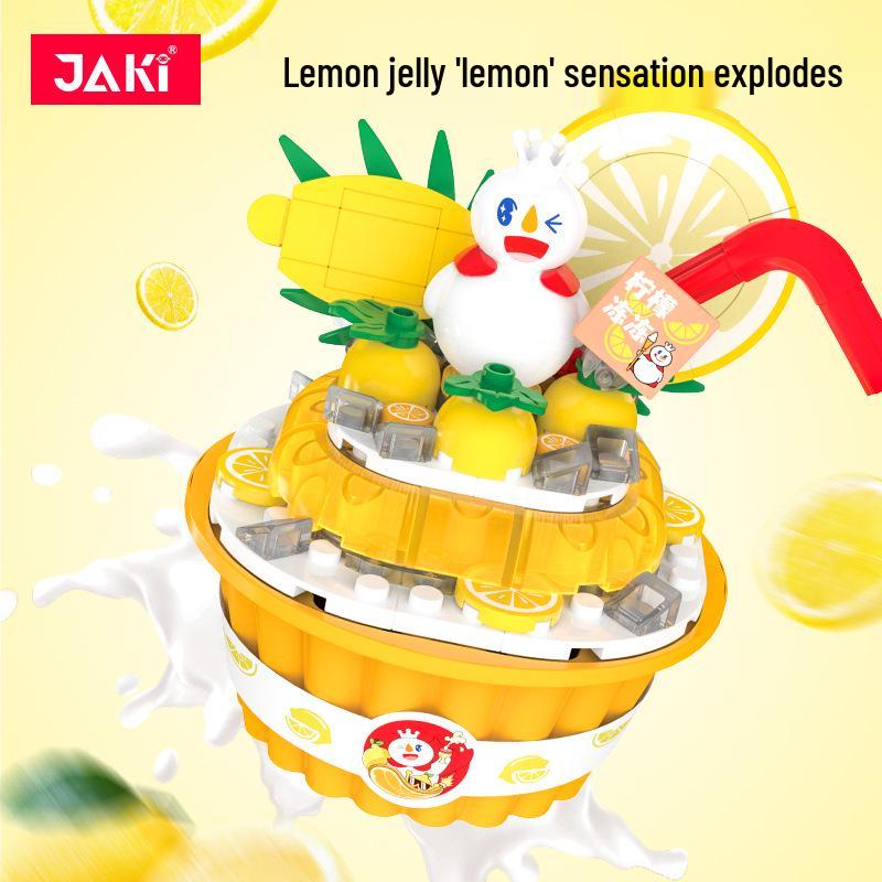 Jiaqi Mixue Snow King Eiscreme Spieluhr Figur Blind Box Baukasten Geschenk