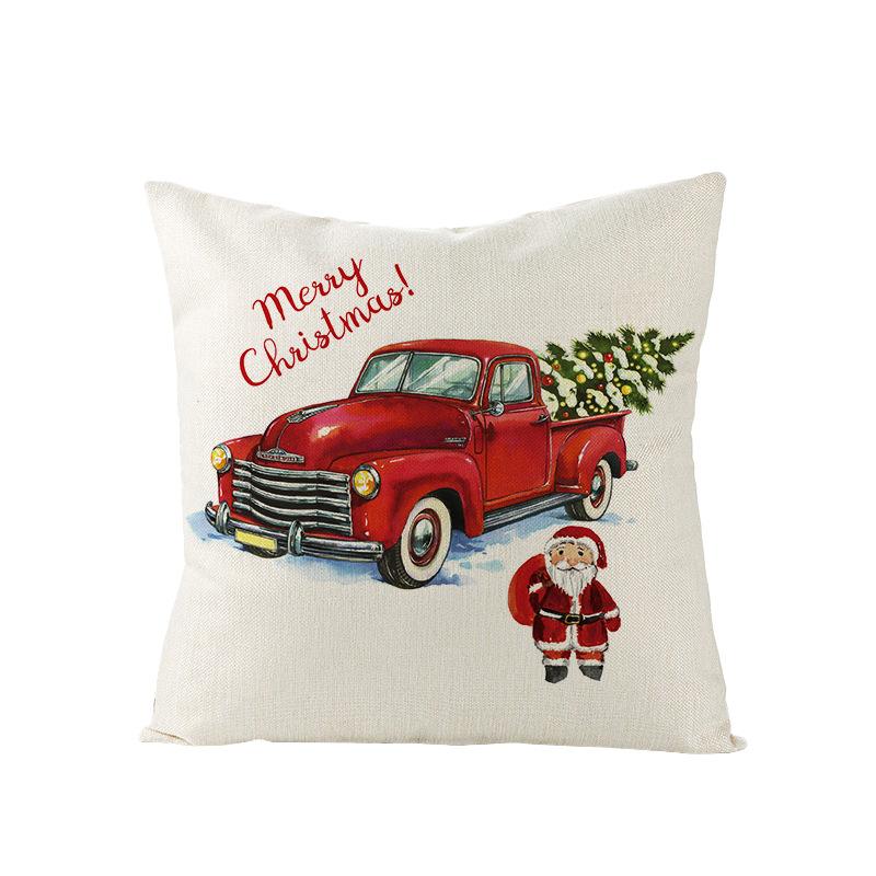 New Christmas Pillow Cover Nordic Farmhouse Pastoral Christmas Sofa Pillow Cushion Cover