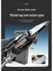 1:84 J-20 Stealth Fighter Alloy Model Toy with Sound & Light, Pull-Back Action, Folding Wings