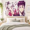 P-Parasyte Tapestry Wall Hanging Shinichi Migi Japanese Horror Seinen Manga Wall Art Bedroom Dorm Living Room Home Decor Fans