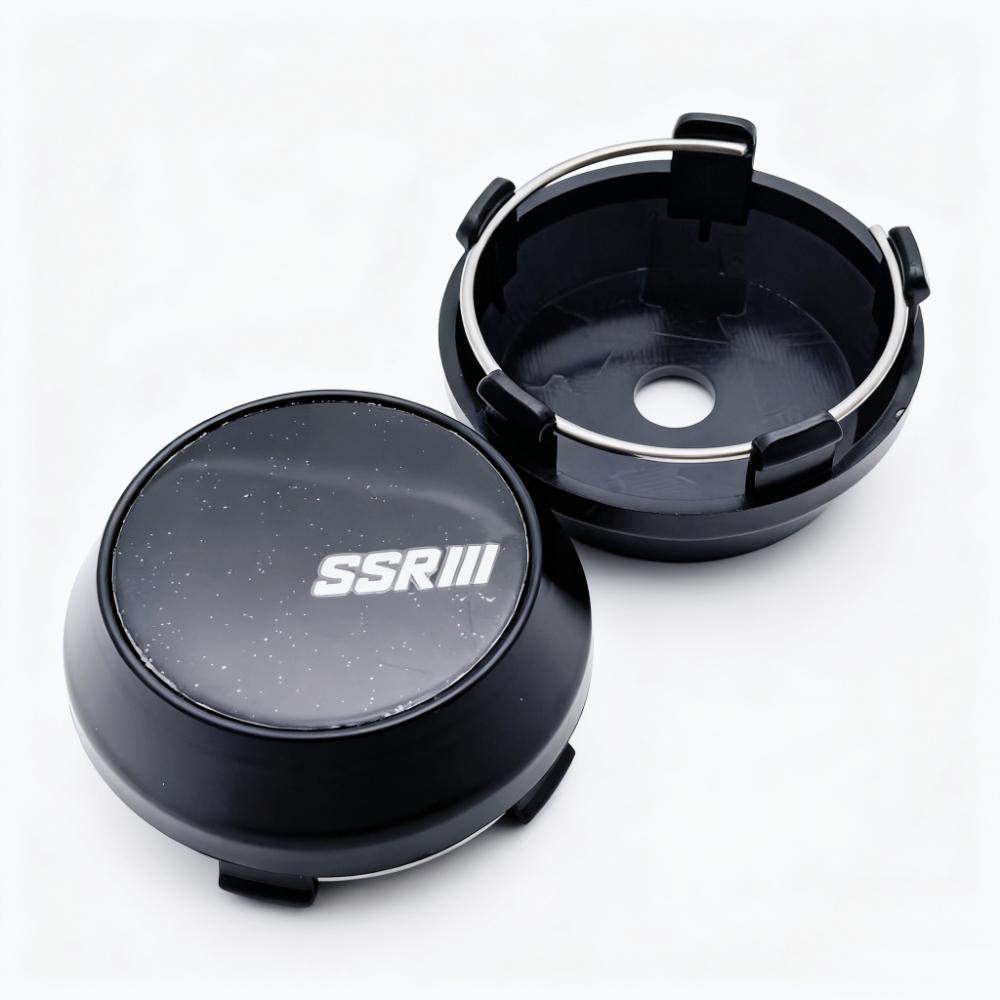 4pcs SSR Logo Emblem Badge Car Wheel Center Caps OD 60MM 56MM Wheels Hub High Cap Rim Hubcaps Dust Cover Replace Car Accessories