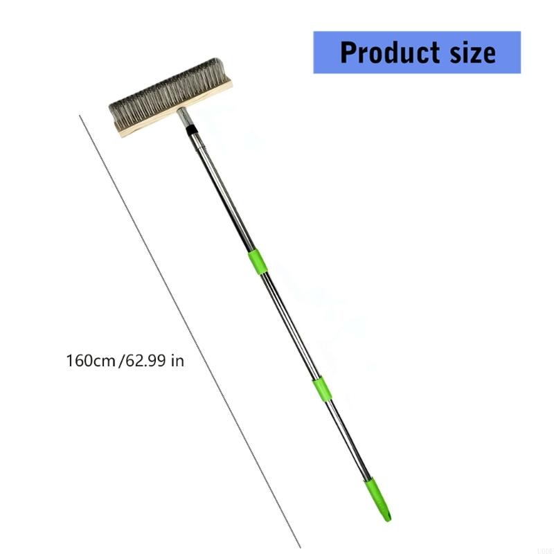 Corrosion Resistant Stainless Steel Utility Brush With 45 Degree Design For Effective Large Area Cleaning