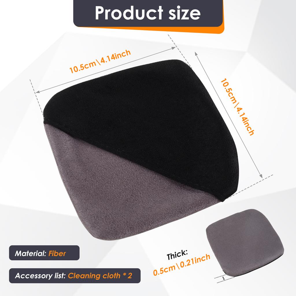 2Pcs Car Screen Cleaner Microfiber Cloth Reusable Auto Touchscreen Cleaning Wipes for Dashboard Car Display Tablet Cleaning Pads