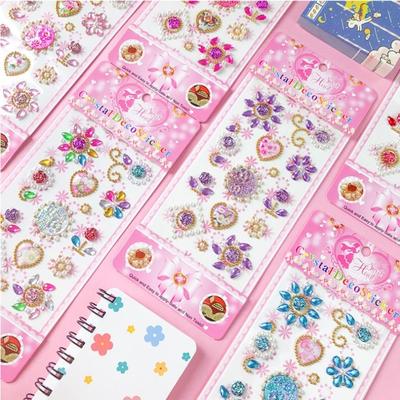 Decoration Stickers 3D Gem Stickers Crystal Rhinestone Sticker  Makeup Face Stickers