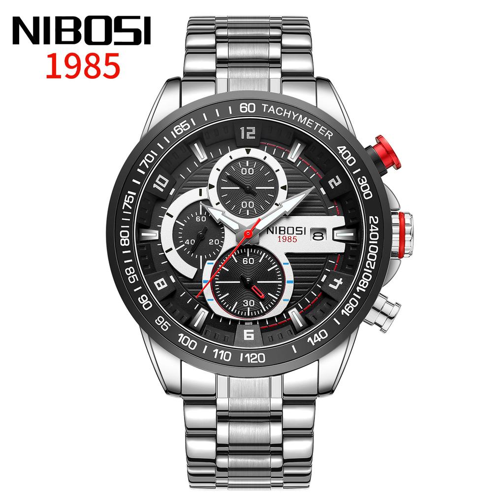 Fashion Large Dial Men'S Watch, Furnace Vacuum Plated Stainless Steel With Quartz Watch Men