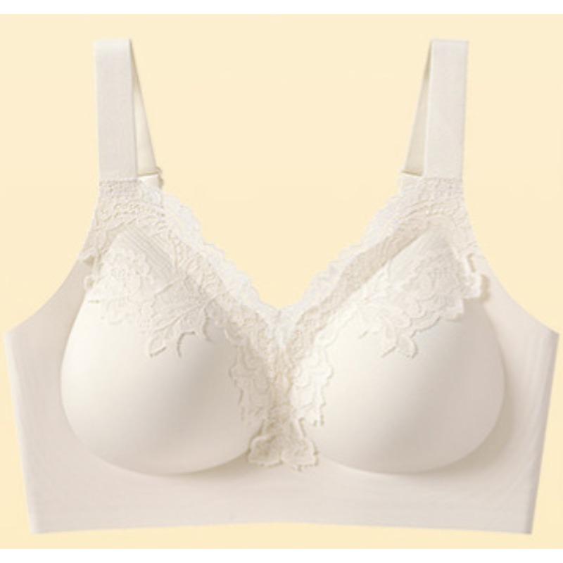 

Female Lace Lace Small Chest Pull Traceless Support Pair of Anti Sagging Invisible Underwear 34/75BCD шампанского